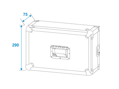 Roadinger Rack PRO 6HE 25cm – Ansicht 5