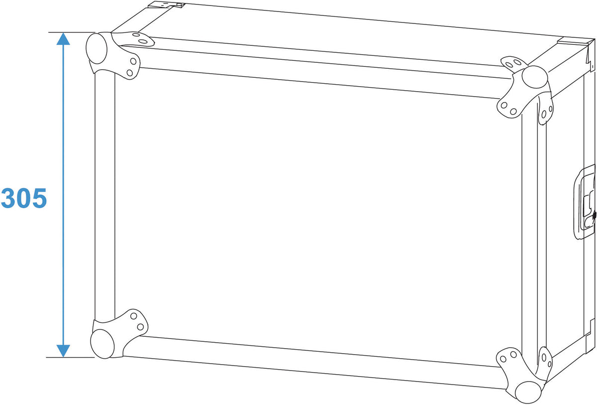 Roadinger Verstärkerrack PR-2, 6HE, 47cm tief – Ansicht 6