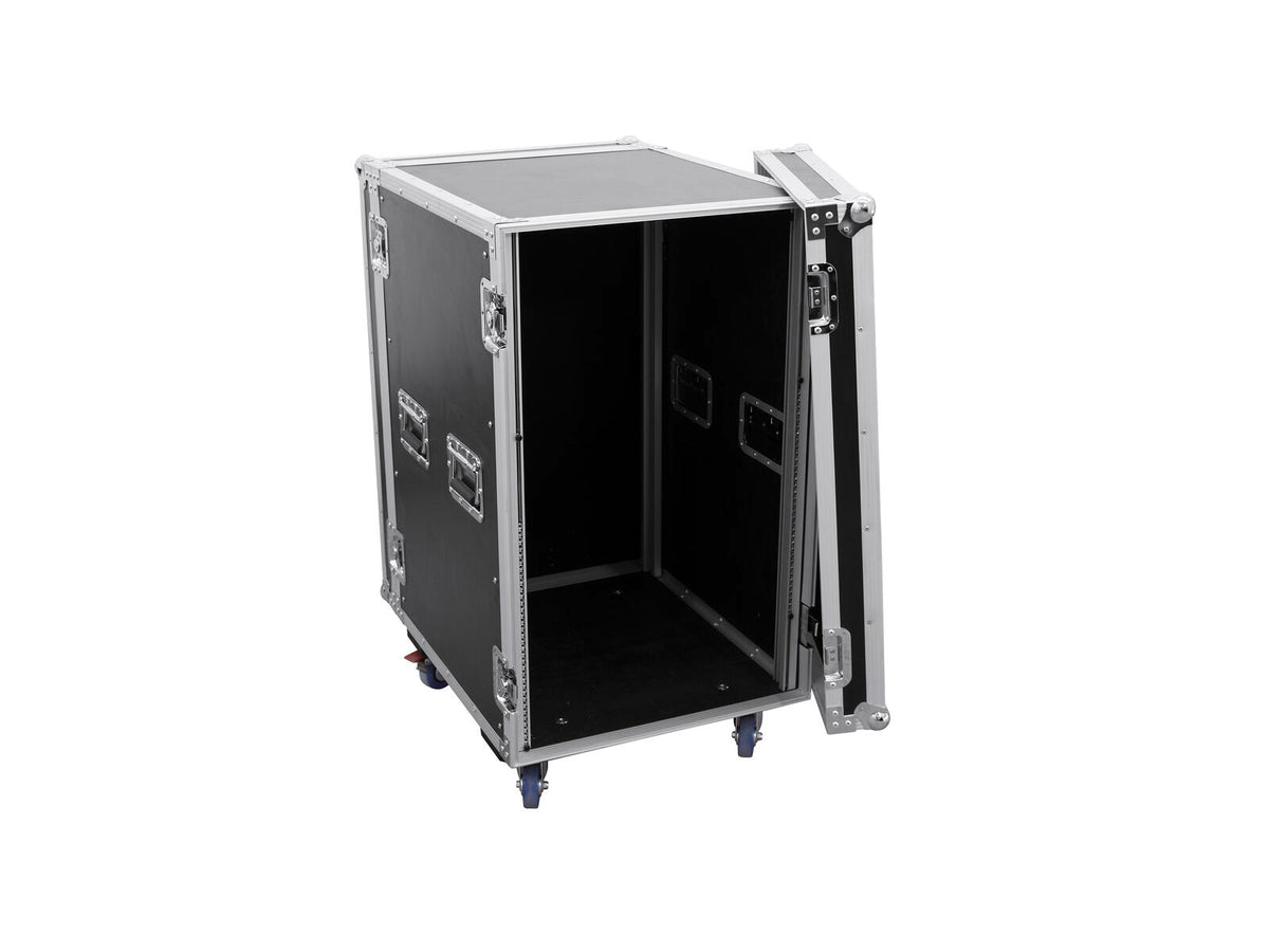 Roadinger Verstärkerrack PR-2ST, 18HE, 57cm mit Rollen – Ansicht 6