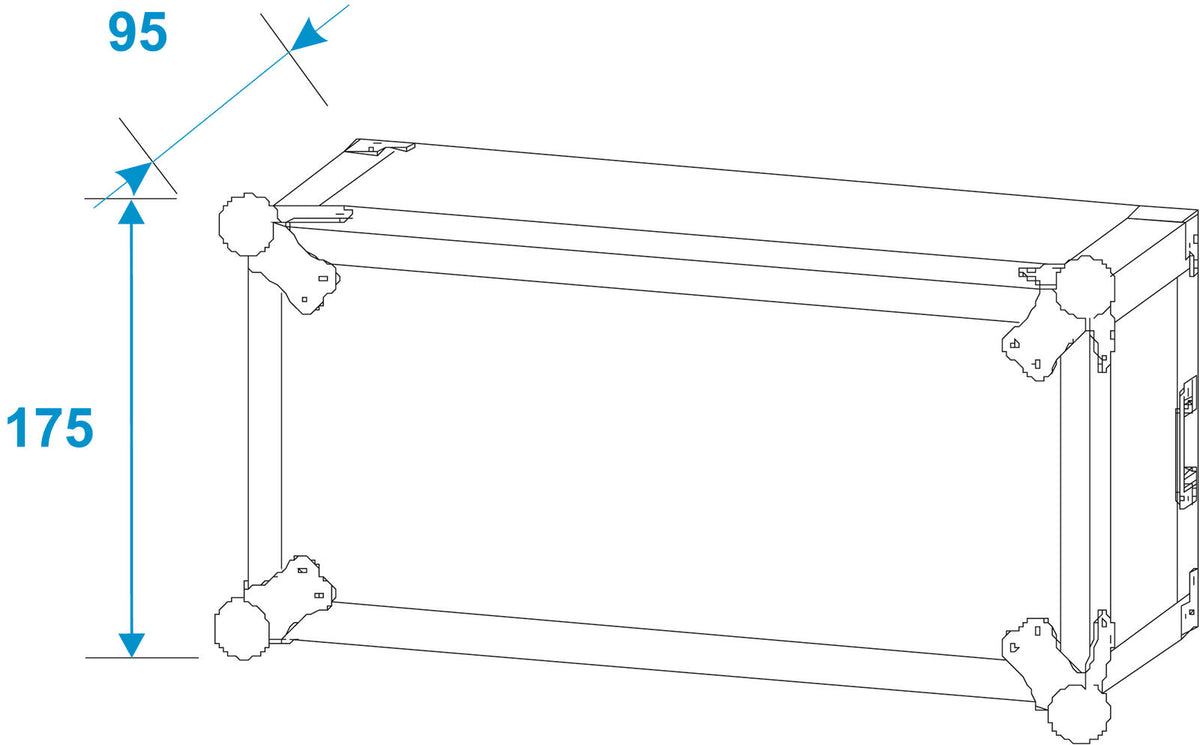Roadinger Verstärkerrack PR-1, 3HE, 47cm tief – Ansicht 6