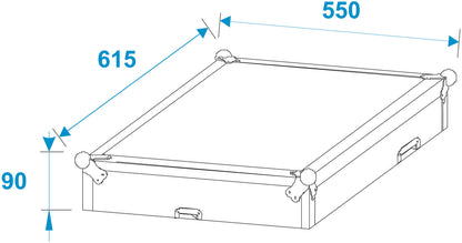 Roadinger Spezial-Kombi-Case Profi, 6HE – Ansicht 5