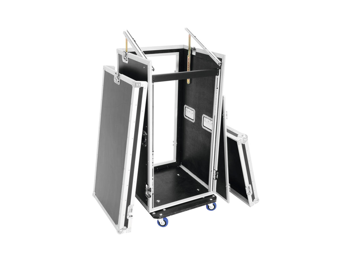 Roadinger Spezial-Kombi-Case Profi, 20HE mit Rollen – Ansicht 5