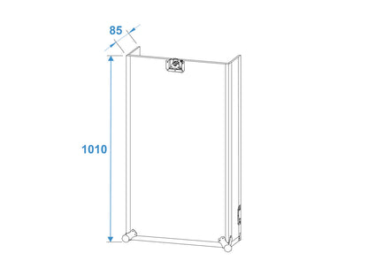 Roadinger Spezial-Kombi-Case Profi, 20HE mit Rollen – Ansicht 8