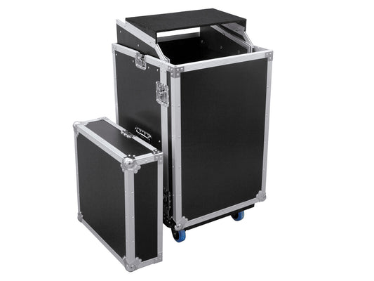 Roadinger Spezial-Kombi-Case LS5 Laptop-Rack, 17HE