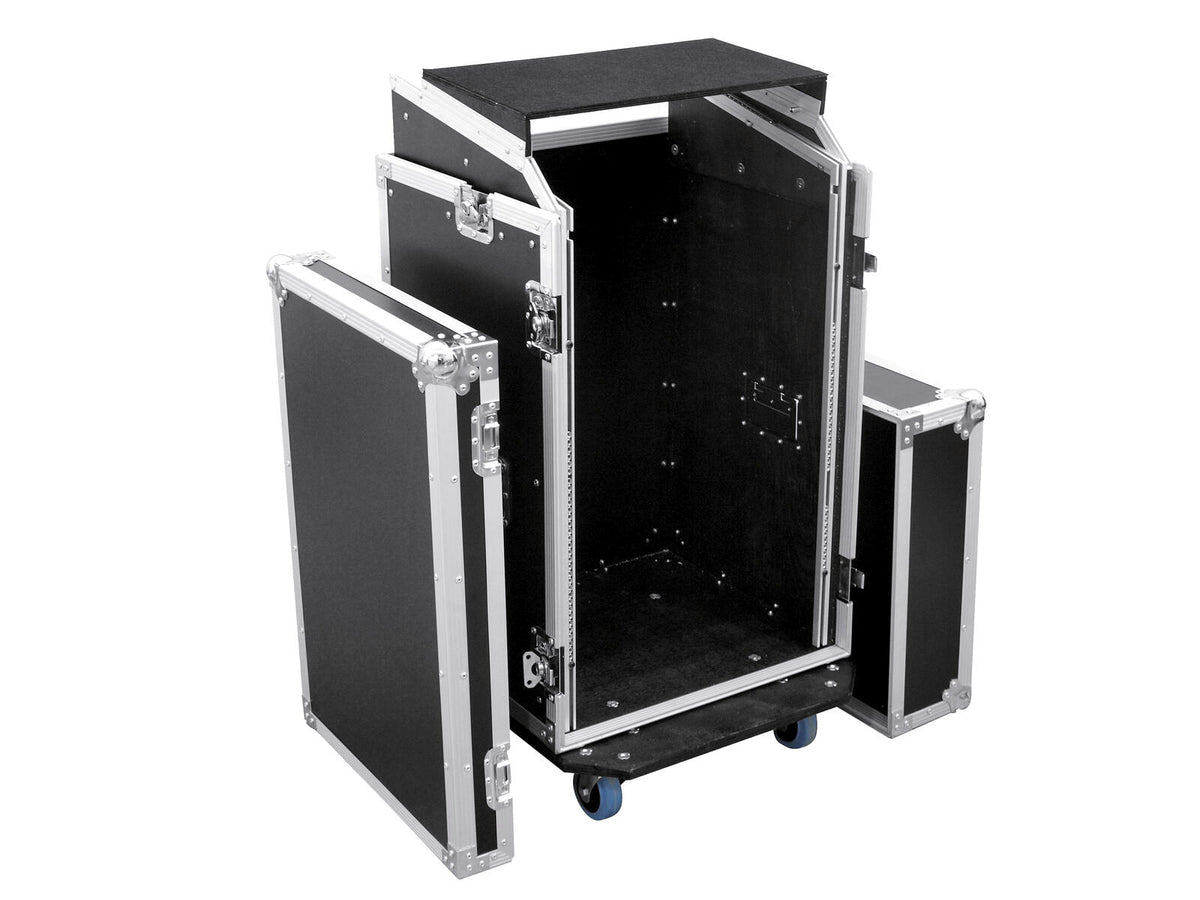 Roadinger Spezial-Kombi-Case LS5 Laptop-Rack, 17HE – Ansicht 5