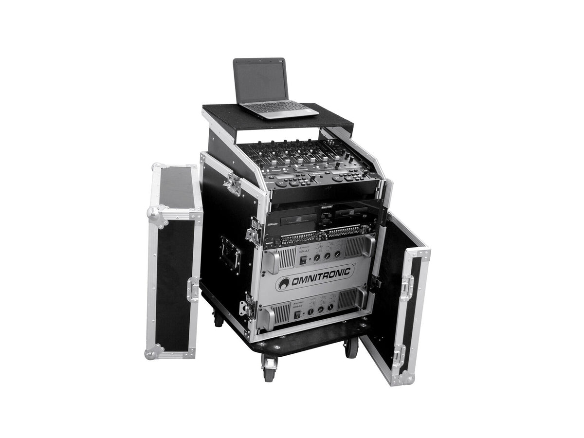 Roadinger Spezial-Kombi-Case LS5 Laptop-Rack, 17HE – Ansicht 9