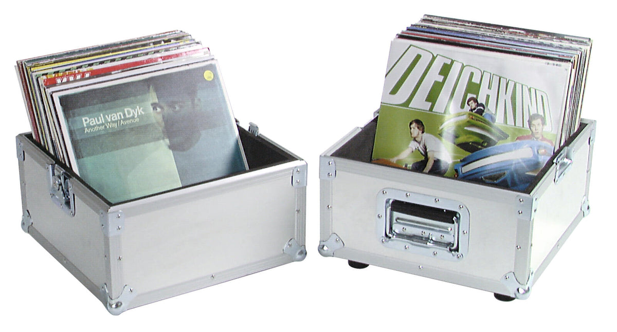 Roadinger Platten-Case Profi ALU 50/50, glatt, 100LPs – Ansicht 5