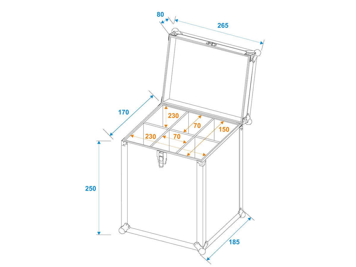 Roadinger SXC-2 Sixpack-Case 6x 0,5l Flasche/Dose – Ansicht 6