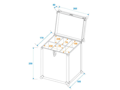 Roadinger SXC-2 Sixpack-Case 6x 0,5l Flasche/Dose – Ansicht 6