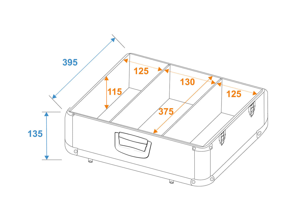 Roadinger CD-Case ALU poliert 100 CDs – Ansicht 3