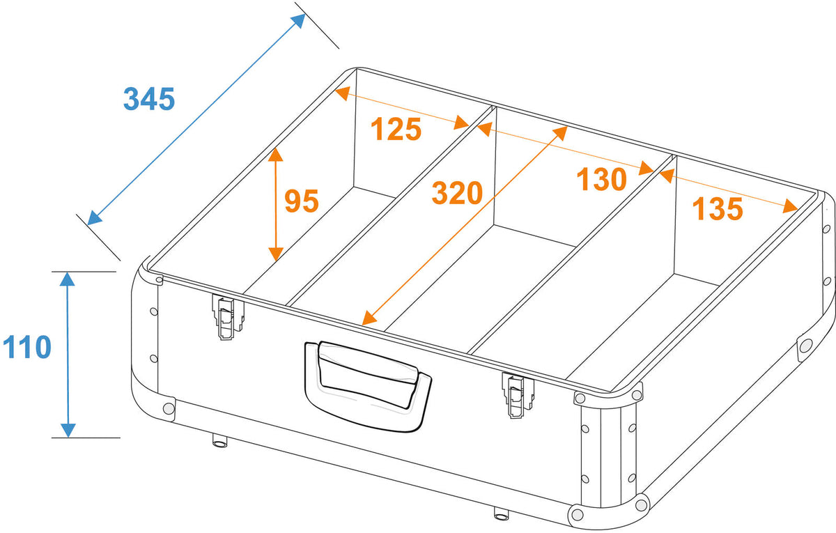 Roadinger CD-Case ALU Digital-Booking abgerundet rt – Ansicht 2