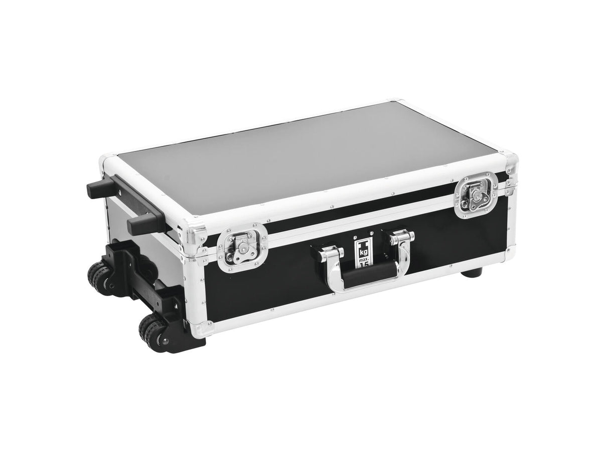 Roadinger CD-Case schwarz 120 CDs mit Trolley – Ansicht 3