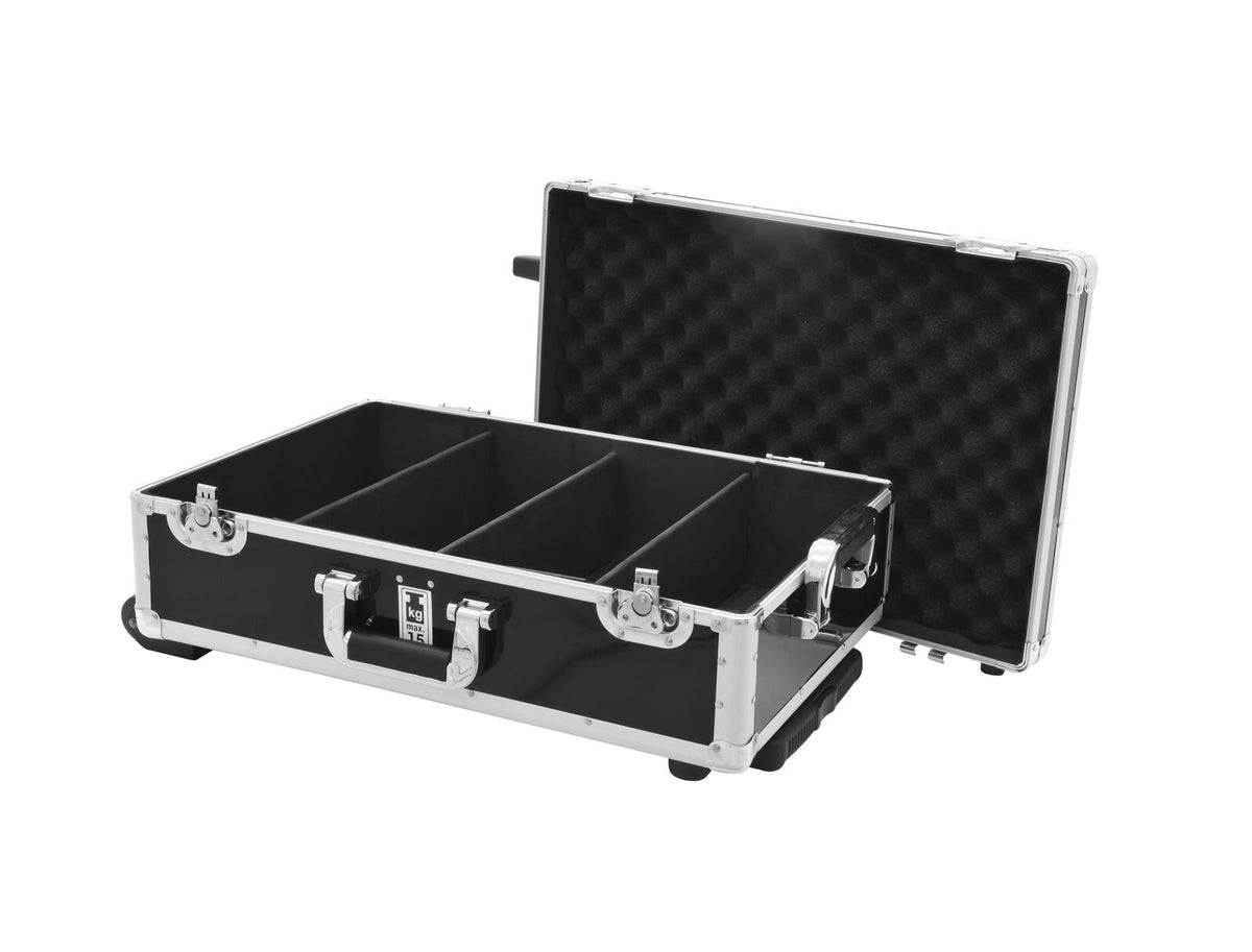 Roadinger CD-Case schwarz 120 CDs mit Trolley – Ansicht 5