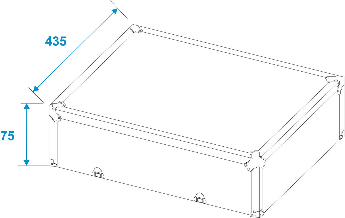 Roadinger Plattenspieler-Case schwarz -S- – Ansicht 4