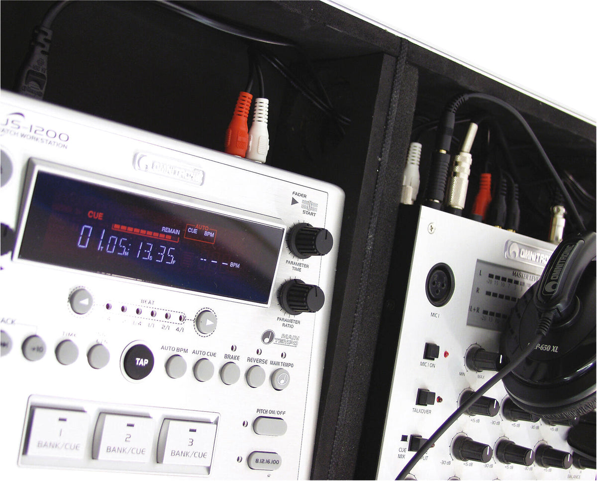 Roadinger Universal-Konsole DIGI-1 2xCD/1xM-10 sil – Ansicht 5