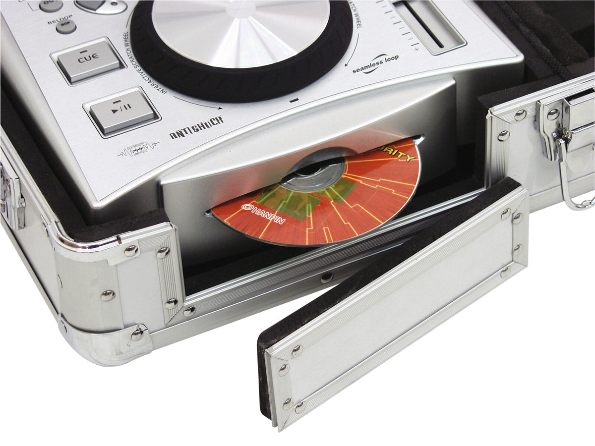 Roadinger Universal-Konsole DIGI-1 2xCD/1xM-10 sil – Ansicht 6