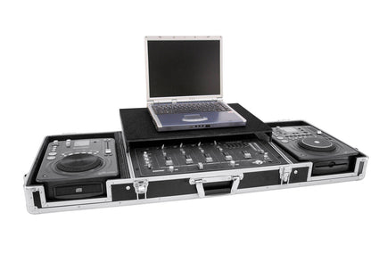 Roadinger Universal-Konsole DS-1 2xCD/1xM-19 LS sw – Ansicht 4