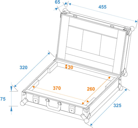 Roadinger Laptop-Case LC-15 maximal 370x255x30mm – Ansicht 2