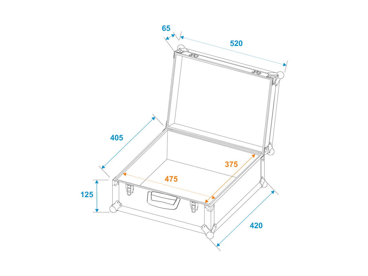 Roadinger Universal-Koffer-Case Pick 52x42x18cm – Ansicht 6
