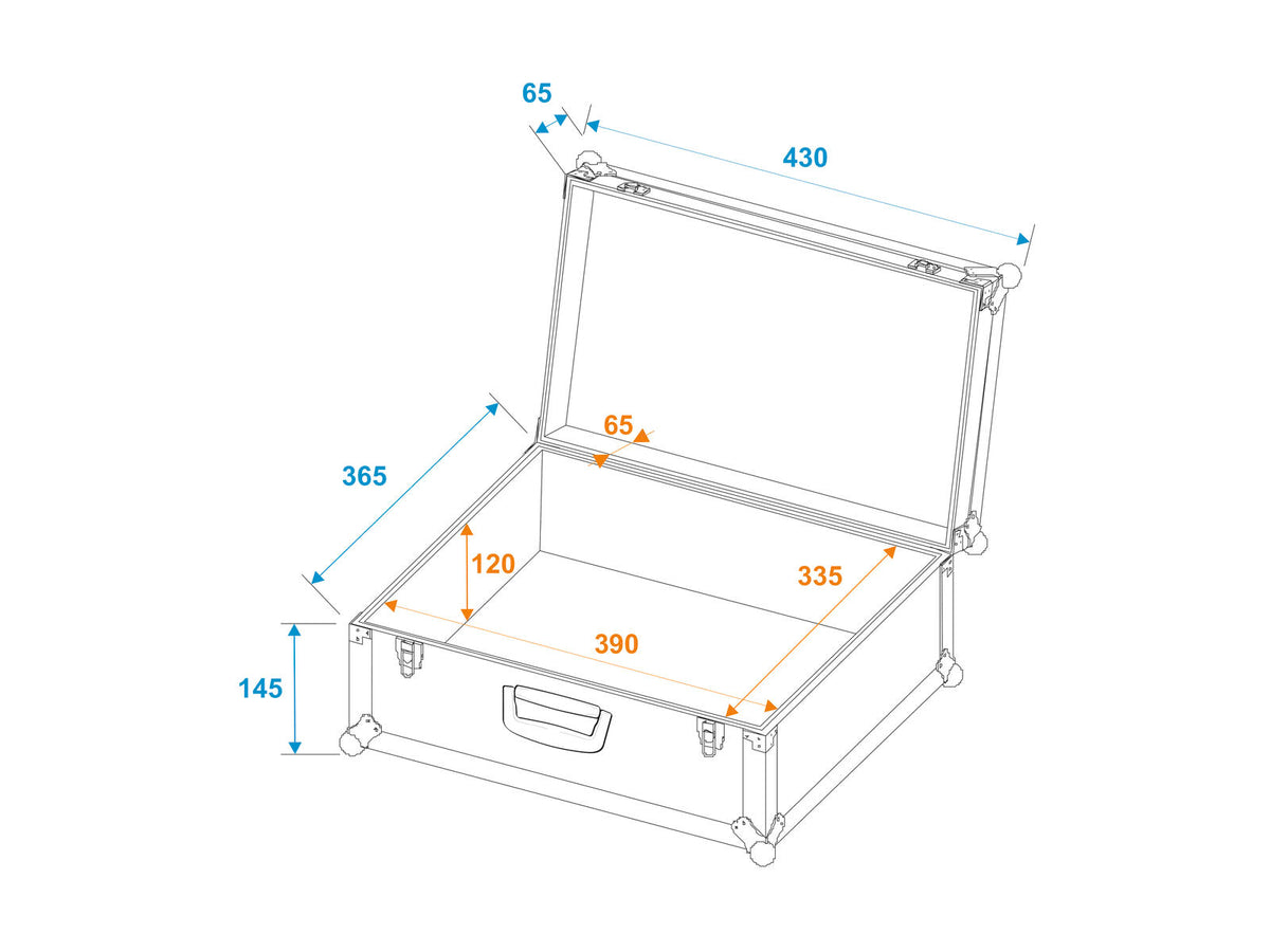 Roadinger Universal-Koffer-Case Pick 42x36x18cm – Ansicht 6