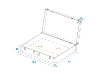 Roadinger Universal-Koffer-Case Pick 70x50x17cm – Ansicht 5