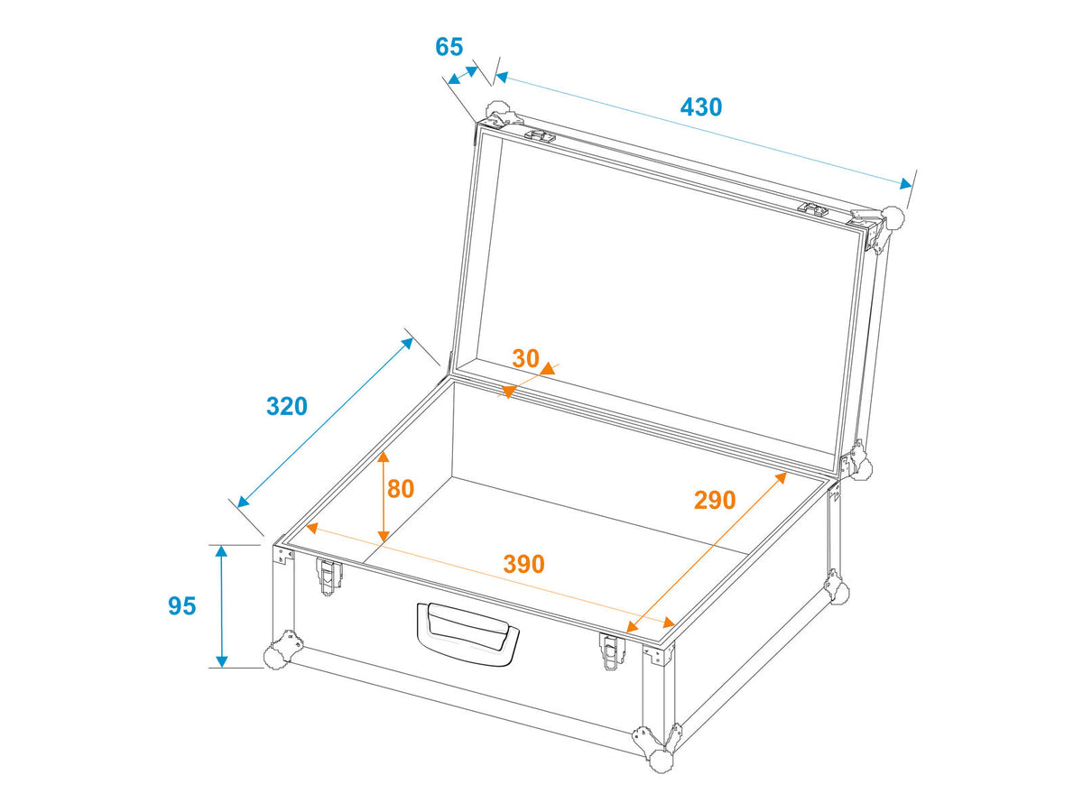 Roadinger Universal-Koffer-Case Pick 42x32x14cm – Ansicht 6