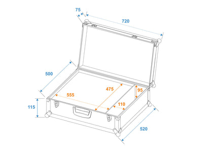 Roadinger Universal-Koffer-Case K-2 – Ansicht 4