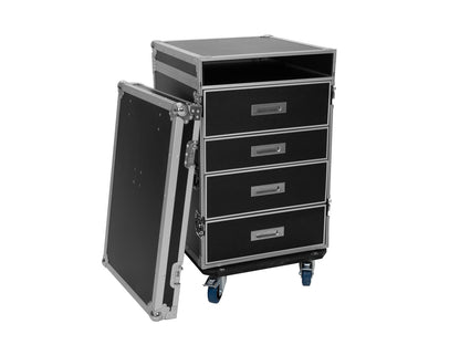 Roadinger WDS-2 Universal-Schubladen-Case mit Rollen