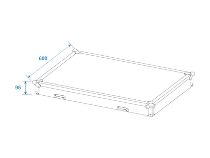 Roadinger ODS-1 Universal-Schubladen-Case mit Rollen – Ansicht 6