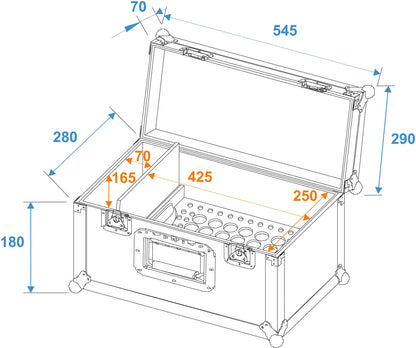 Roadinger UKAC-50 Universal-Konus-Adapter Case – Ansicht 2