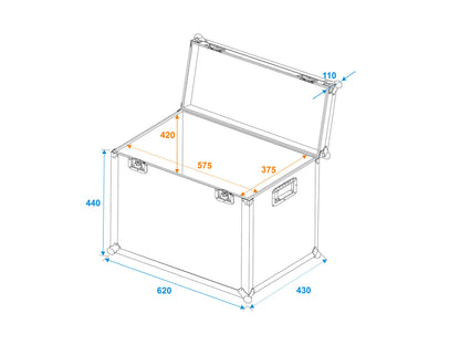 Roadinger UC-645 Universal-Transport-Case – Ansicht 5