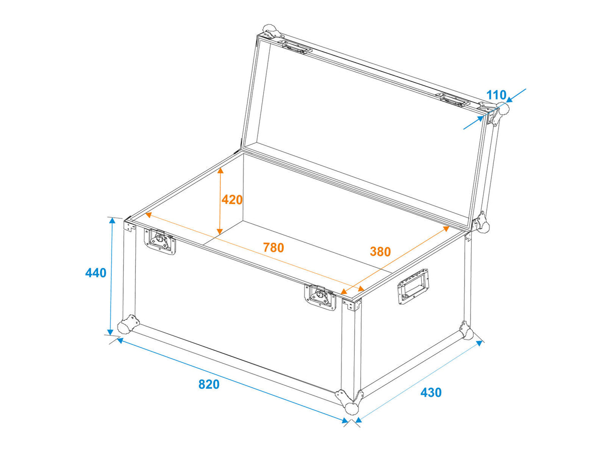 Roadinger UC-845 Universal-Transport-Case – Ansicht 5