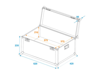 Roadinger Universal-Transport-Case 60x40x30cm – Ansicht 5