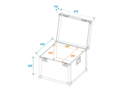 Roadinger Universal-Transport-Case 40x40cm – Ansicht 2