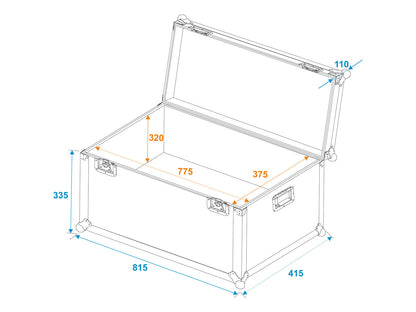 Roadinger Universal-Transport-Case 80x40cm – Ansicht 2