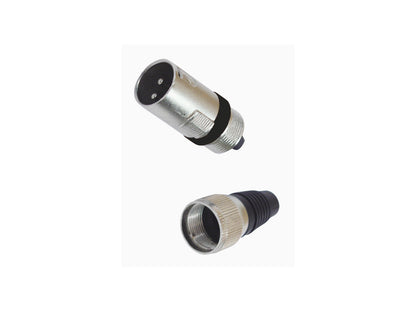 Omnitronic XLR Stecker 3pol sw 10x – Ansicht 2
