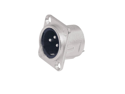 Neutrik XLR Einbaustecker 3pol NC3MDL-1 – Ansicht 2