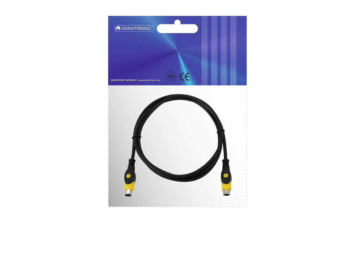 Omnitronic S-Video Kabel 1,5m – Ansicht 2