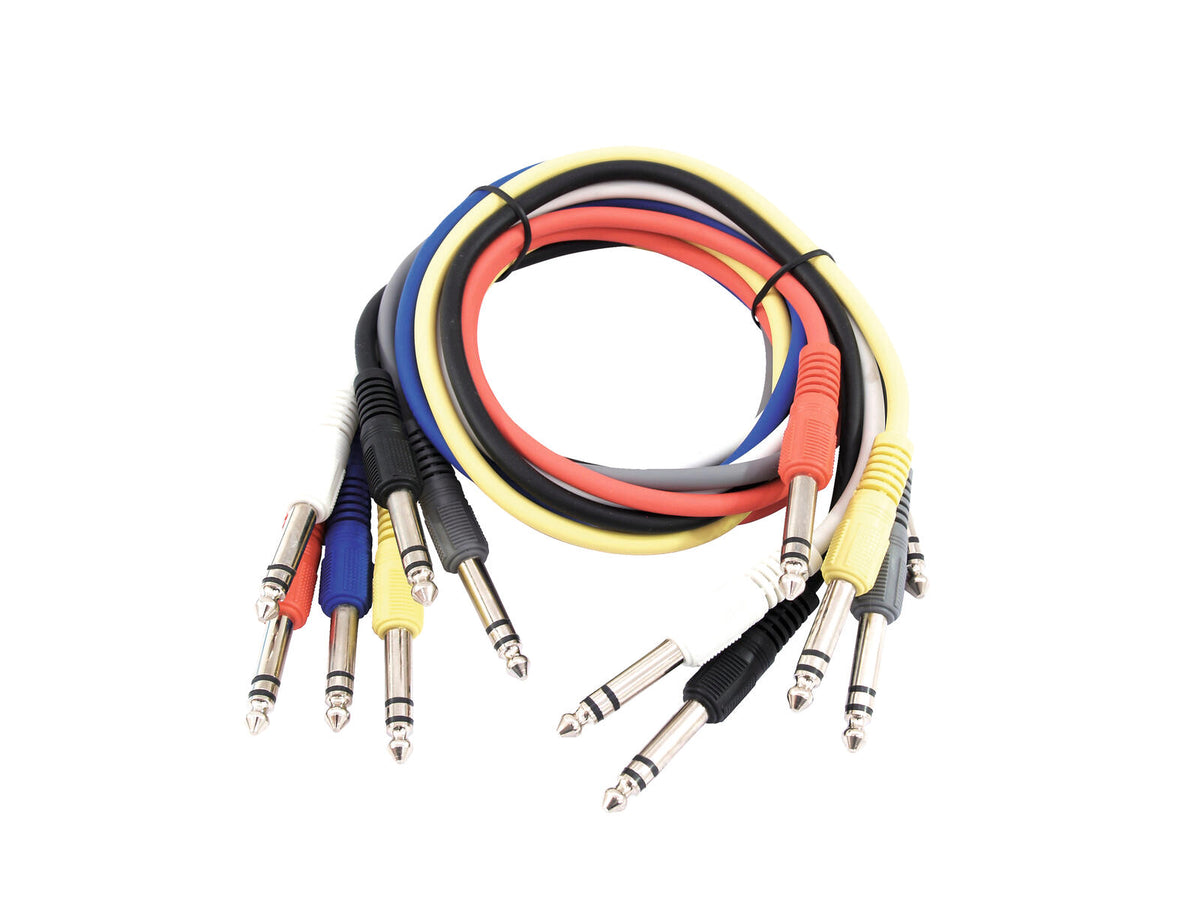 Omnitronic Klinkenkabel 6,3 Patchcord stereo 6x0,9m – Ansicht 2