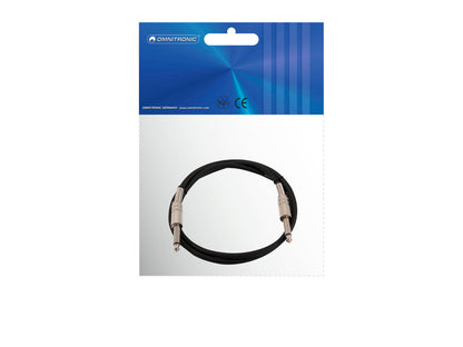 Omnitronic Klinkenkabel 6,3 mono 1m sw – Ansicht 3