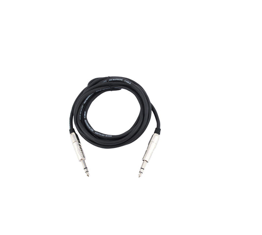 Omnitronic Klinkenkabel 6,3 stereo 3m sw ROAD – Ansicht 2
