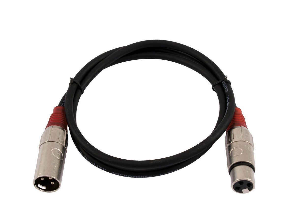 Omnitronic XLR Kabel 3pol 1,5m sw/rt – Ansicht 2