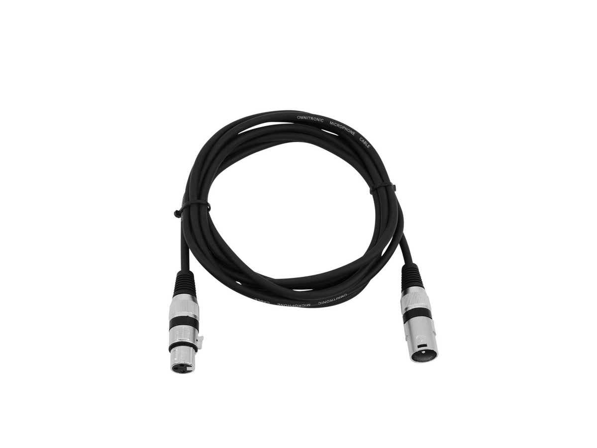 Omnitronic XLR Kabel 3pol 3m sw – Ansicht 2