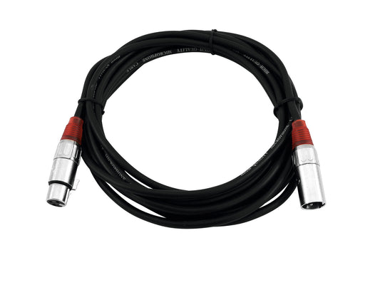 Omnitronic XLR Kabel 3pol 3m sw/rt – Ansicht 2