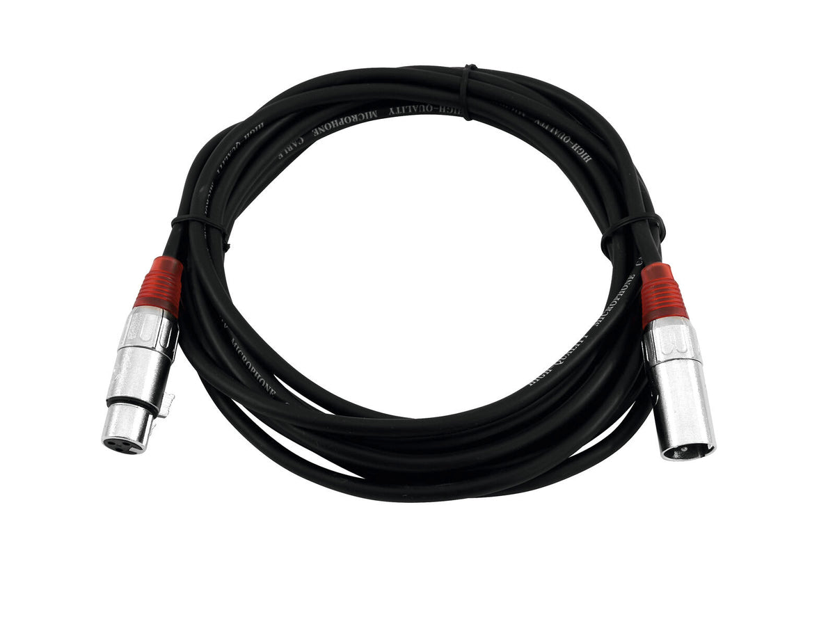 Omnitronic XLR Kabel 3pol 5m sw/rt – Ansicht 2