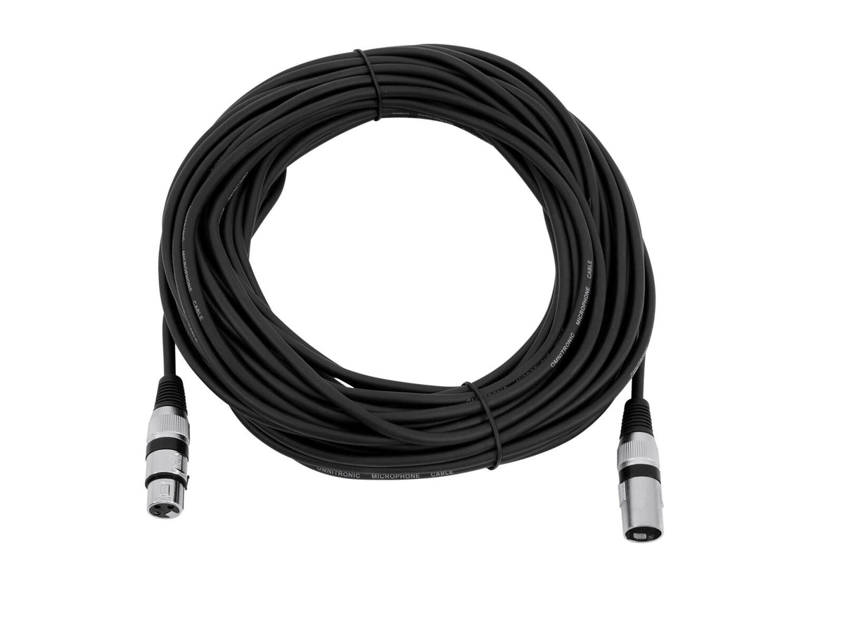 Omnitronic XLR Kabel 3pol 20m sw – Ansicht 2