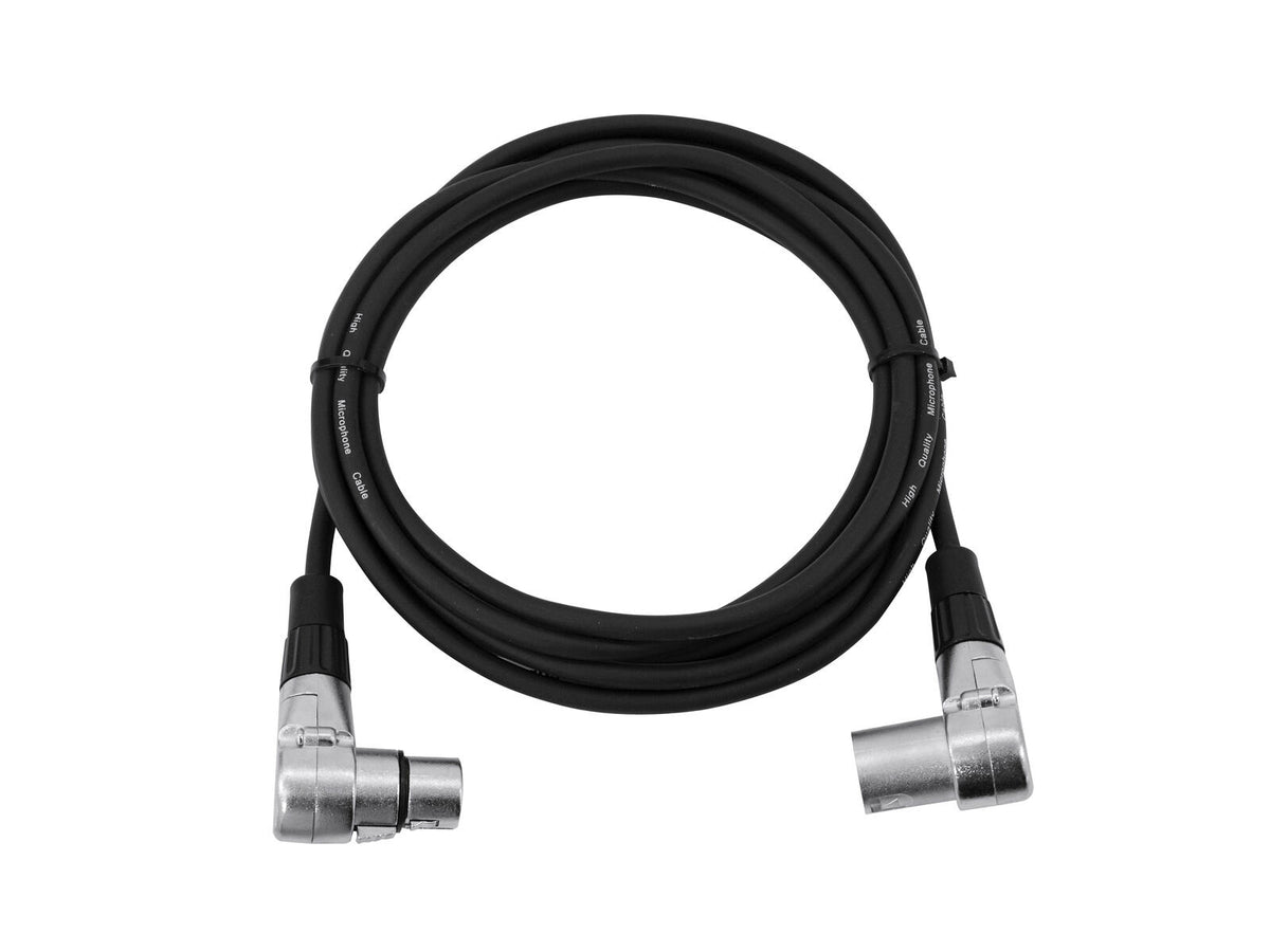 Omnitronic XLR Kabel 3pol 3m 90° sw – Ansicht 2