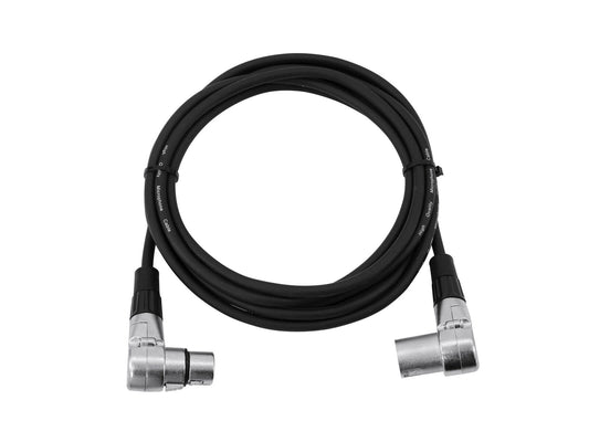Omnitronic XLR Kabel 3pol 3m 90° sw – Ansicht 2