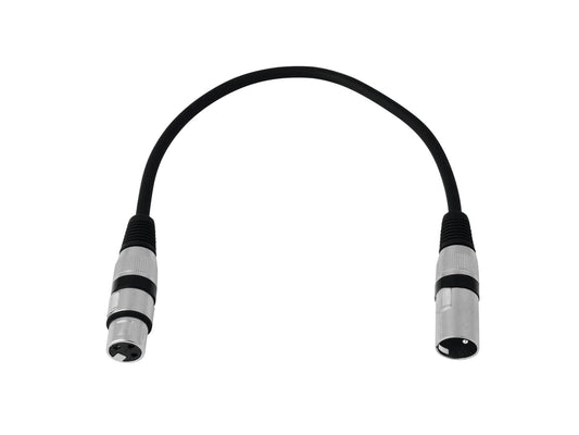 Omnitronic XLR Kabel 3pol 0,2m sw – Ansicht 2