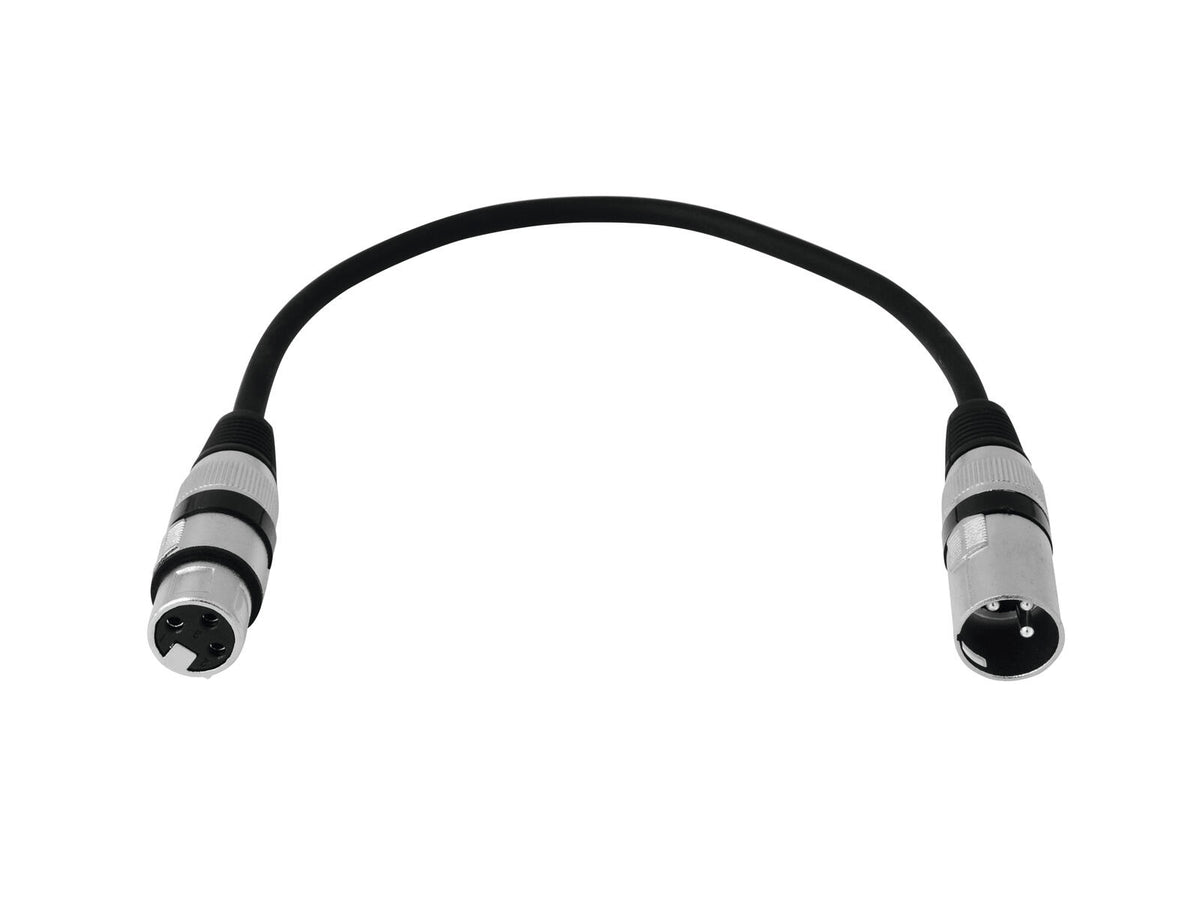 Omnitronic XLR Kabel 3pol 0,2m sw – Ansicht 3
